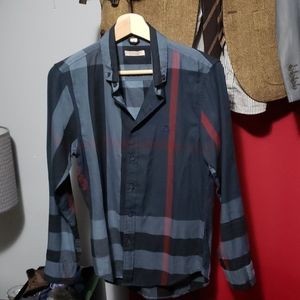 Mens Burberry Brit button down shirt